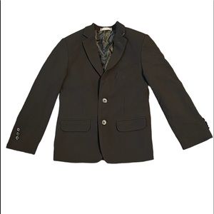Van Heusen boys black suit jacket blazer